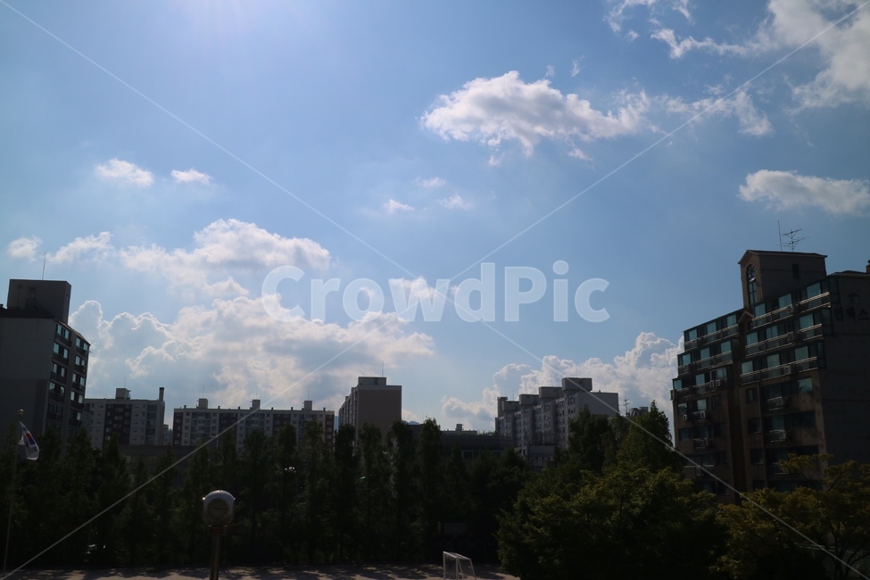 하늘,sky,blue,cloud,건물