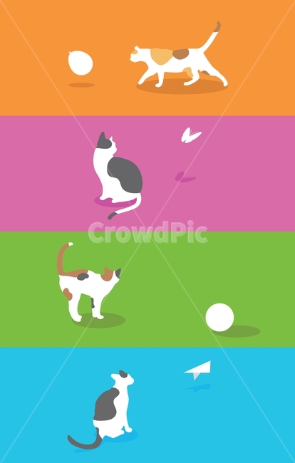 고양이,캐릭터,동물,심플한,플랫,일러스트,벡터,일러스트레이션,배경,사물,오브젝트,귀여운,감성적인,감성,간단한,면,동물,animal,고양이,cat,kitten,kitty,그래픽,일러스트레이션,graphic,illustration