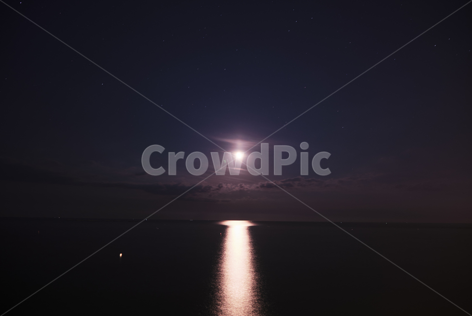 달빛,야경,바다,빛반사,하늘,야경,밤,풍경,nightscape,night,landscape,nature,자연,outdoors,옥외