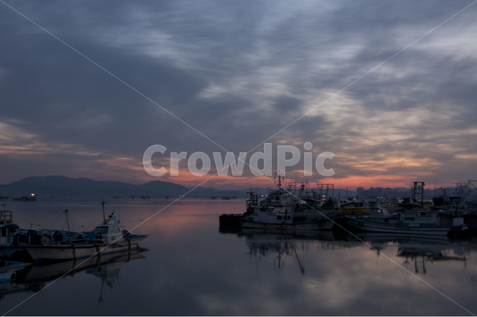 군산항,일출,바다,항구,바다풍경,일출풍경,산업,industry,industrial,어업,fishery,fishing industry