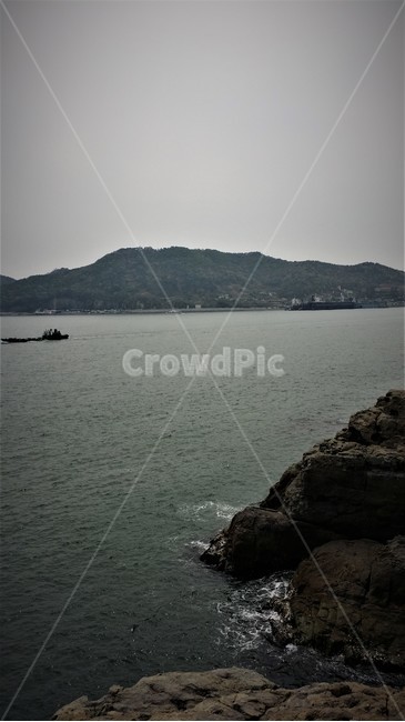바다,섬,파도,배,바다풍경