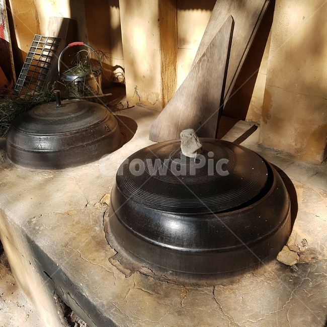 가마솥,산,옛날,시골부엌,부엌,자연인