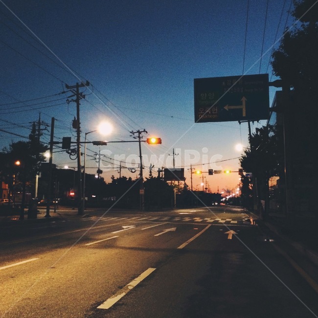 새벽,이른아침,강원도,산책,도로,야경,밤,풍경,nightscape,night,landscape,asphalt,아스팔트,road