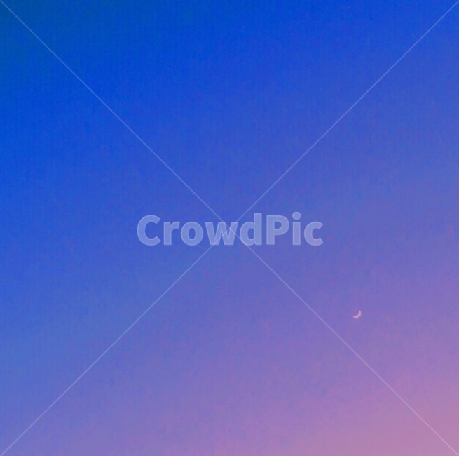 초승달,노을,핑크빛하늘,저녁하늘,밤하늘,자연,풍경,nature,landscape,야경,밤,nightscape,night,outdoors,옥외