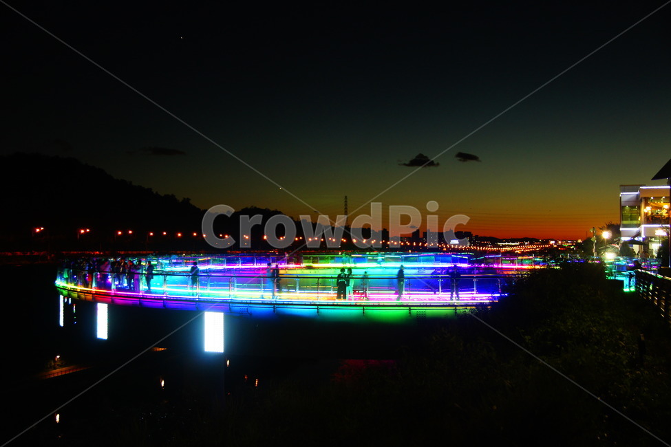 야경,불빛,조명,아라뱃길,무지개,야경,밤,풍경,nightscape,night,landscape