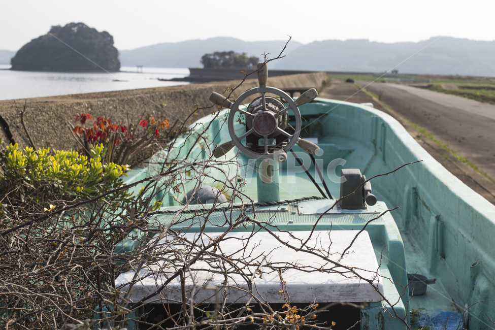 배,보트,바다,해안,난파,난파선,핸들,한척