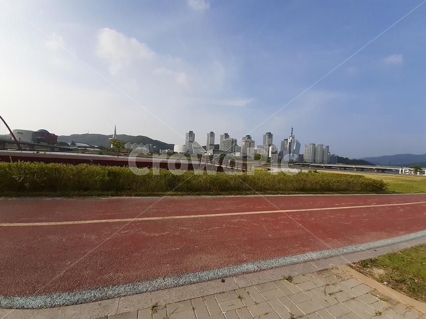 풍경,하천,대전,엑스포,자전거도로,강