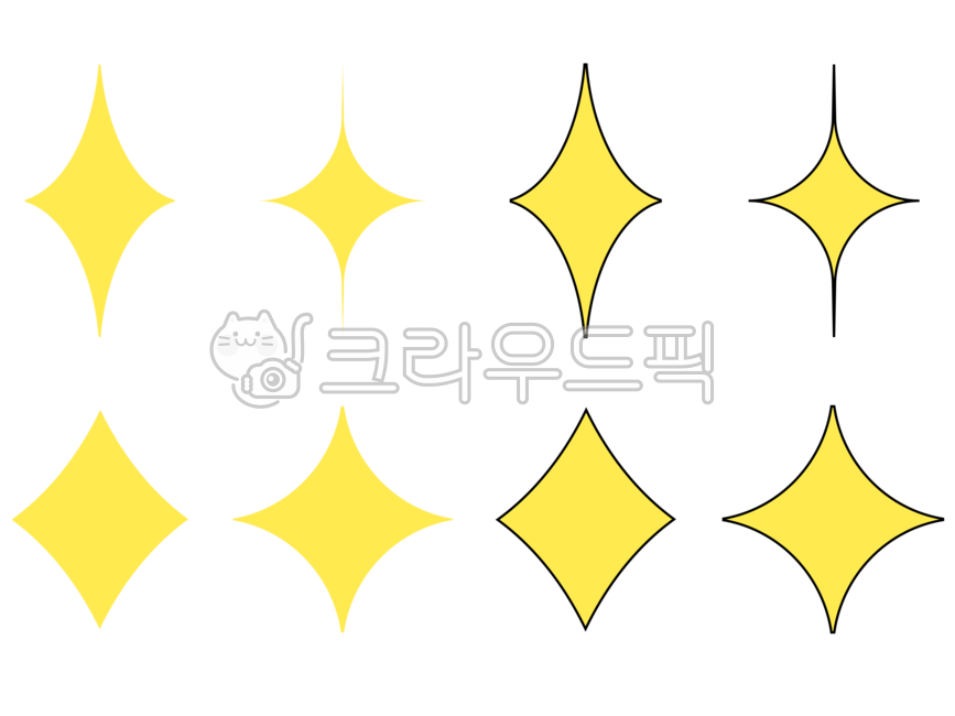 반짝반짝, 반짝효과, 반짝png, 다이아몬드, 반짝일러스트, 사진,이미지,일러스트,캘리그라피 - 마달덕작가