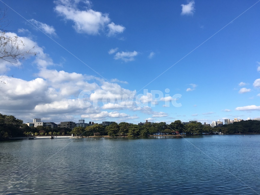 호수,저수지,구름,하늘,자연,자연,풍경,nature,landscape,outdoors,옥외,water,물,weather,날씨,cumulus,적운,sky,cloud