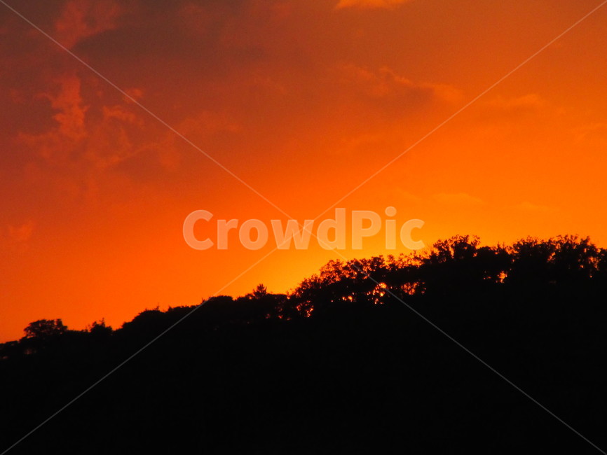 노을,고스톱,빨강,검정,하늘,숲,포스터,배경,주황,햇빛,후광,노랑,이분법,sunset,sky,red,orange,yellow,자연,풍경,nature,landscape,dusk,황혼,일몰,outdoors,옥외,dawn,새벽,red sky,붉은 하늘,silhouette,실루엣