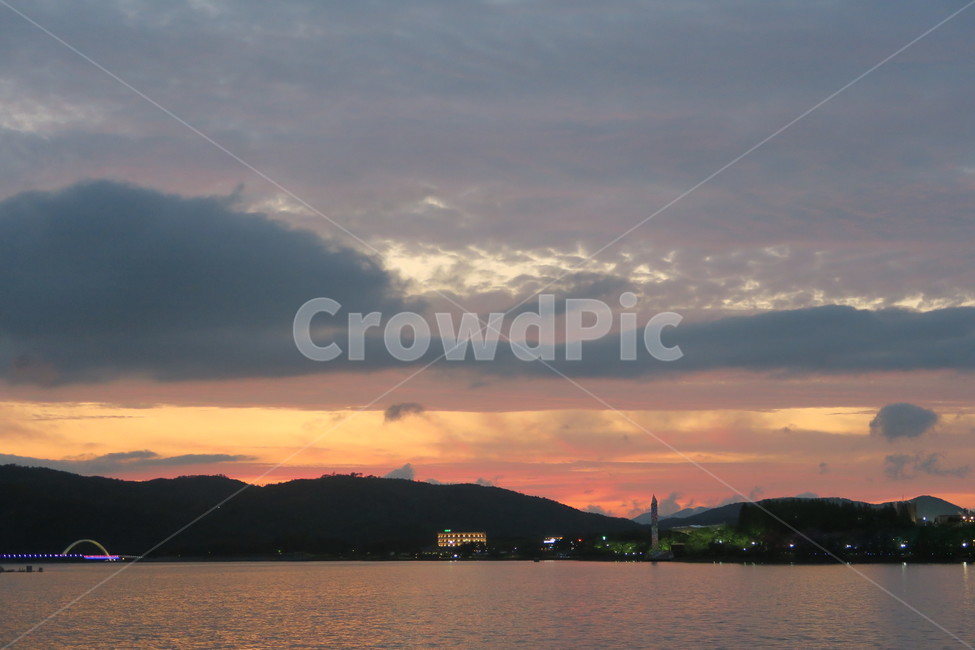 노을,해질녘,강,저녁하늘,호수,구름,sunset,river,감성사진,풍경