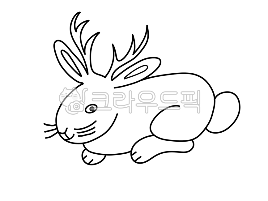 jackalope rabbit,horn,rabbit,Jackalope,horned rabbit,jackalope,legendary rabbit,rabbit with horns