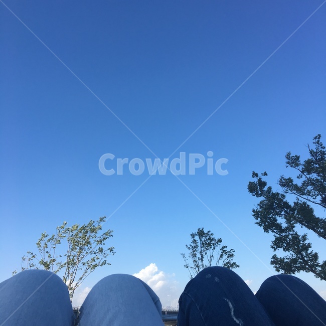 한강,하늘,blue,친구,여유,상쾌,청바지,쉼,시선
