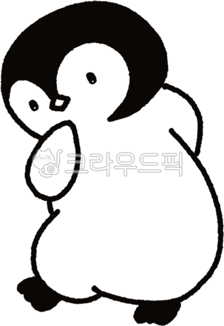 펭귄,아기펭귄,penguin,남극,동물,animal,baby,character,캐릭터,펭귄캐릭터,조류,남반구,추운나라,생각하는펭귄
