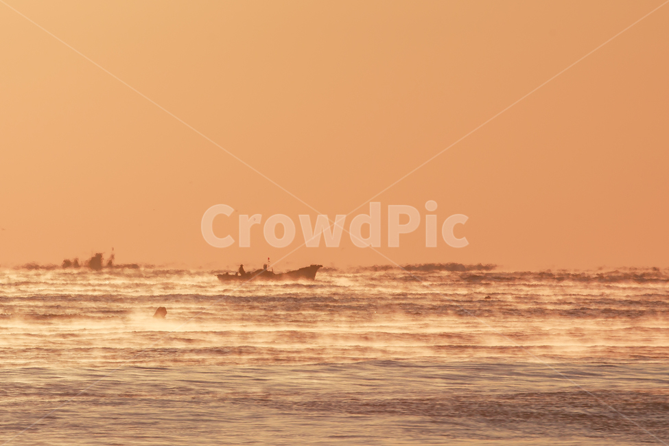 일출,바다,하늘,어선,물안개,자연,풍경,nature,landscape,leisure activities,레저 활동,adventure,모험