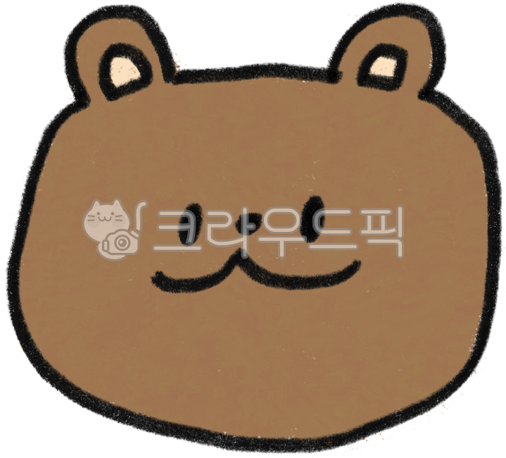 동물,동물얼굴,동물일러스트,일러스트,캐릭터,그림,곰