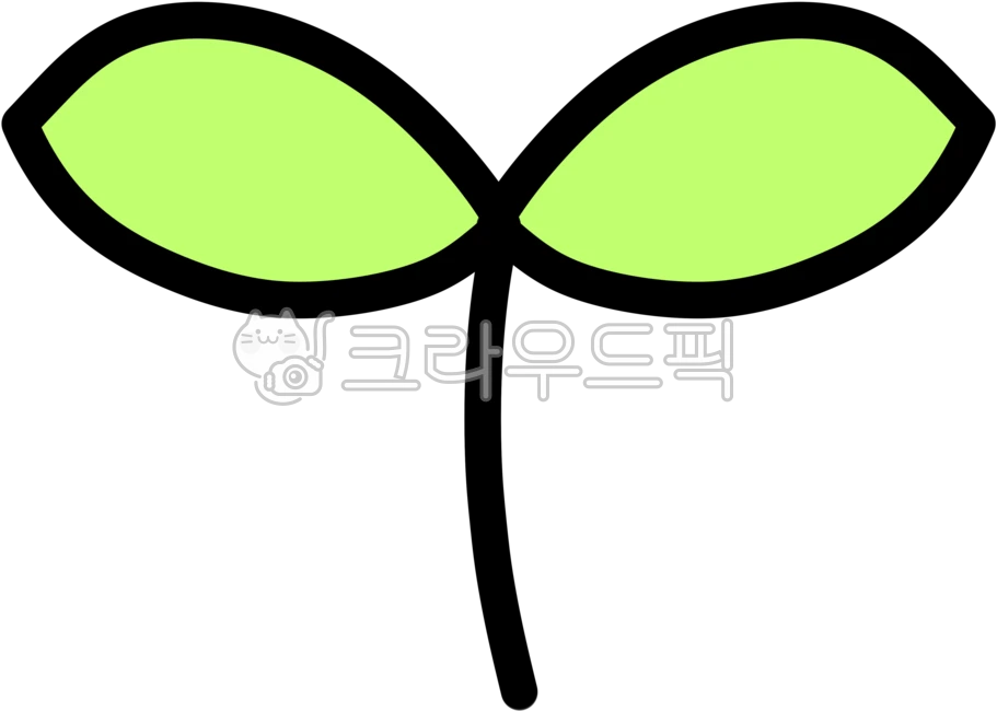 Sprout, sprout illustration, sprout element, sprout drawing, March ...