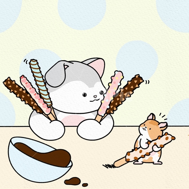 animal illustration,husky,hamster,illustration,Wallpapers