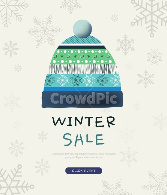 털모자,모자,눈,눈송이,팝업,쇼핑,이벤트,겨울,겨울,계절,winter,season,축제,행사,festival,carnival,event,쇼핑,shopping,그래픽,일러스트레이션,graphic,illustration