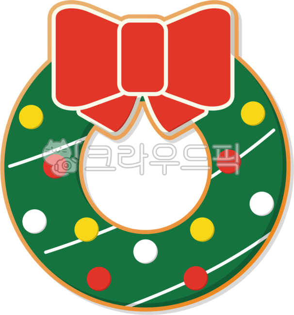 크리스마스,리스,리본,트리장식,일러스트,디자인,소스,아이콘,겨울,시즌,장식,이벤트,꾸밈,파티,연말,christmas,party
