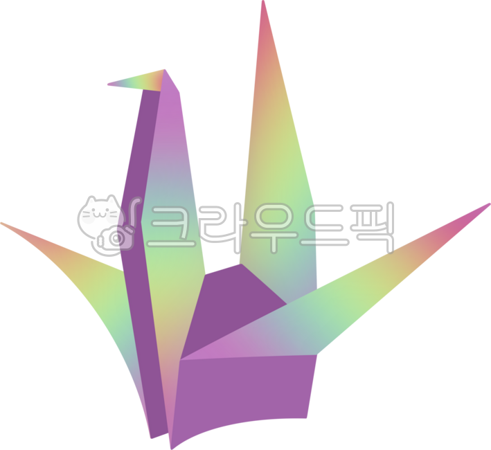 Paper crane,origami,rainbow paper crane,rainbow colors,crane paper,colored paper,3D paper crane