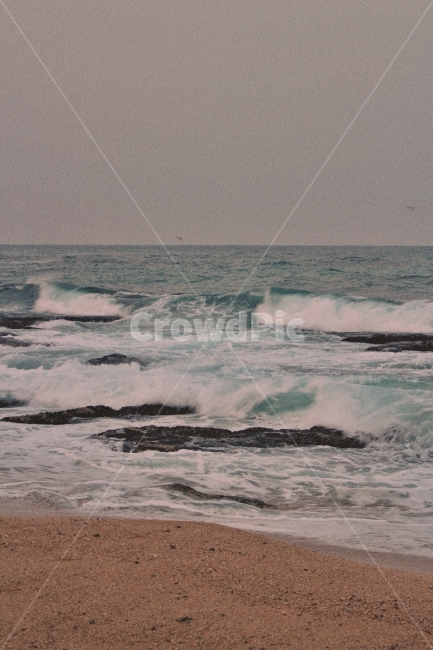 바다,속초,겨울,파도,자연,풍경,흐린날,쓸쓸함,우울함,자연,풍경,nature,landscape,해변,바다,beach,sea,outdoors,옥외,water,물,ocean,대양
