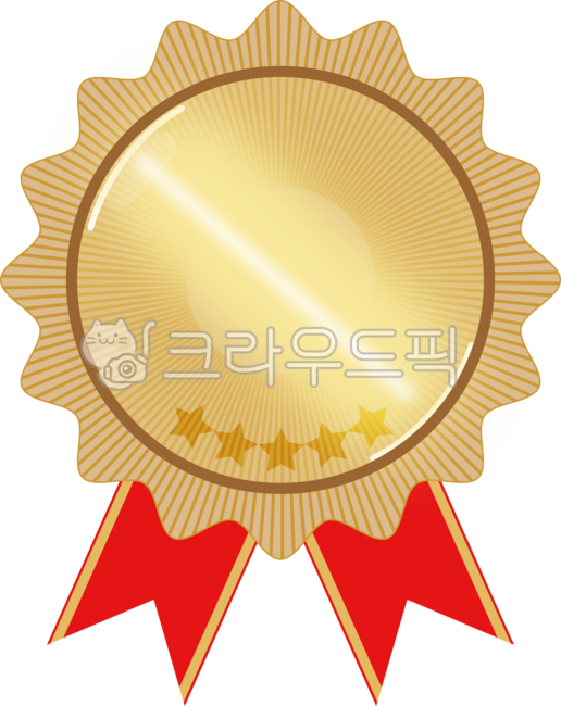 Certification,certification mark,gold medal,five stars,ribbon,award,illustration
