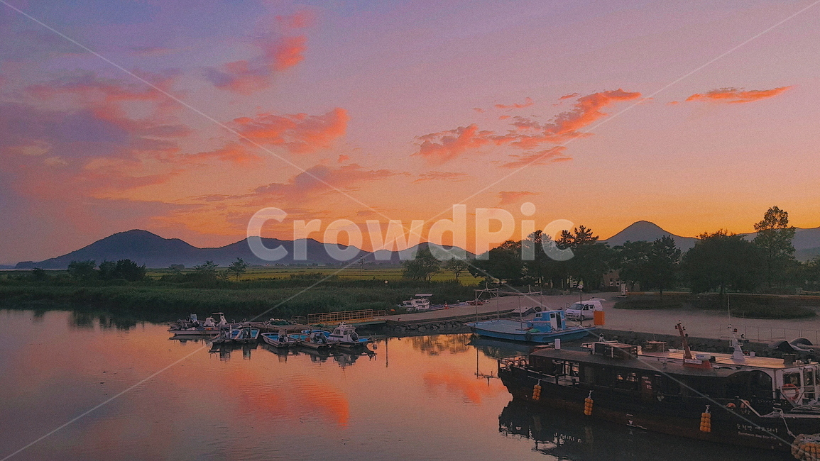 water,물,waterfront,워터프론트,석양,sunset,노을,여름,풍경,하늘,강,배,자연,풍경,nature,landscape,교통,교통수단,traffic,transportation,워터 프론트,marina,마리나