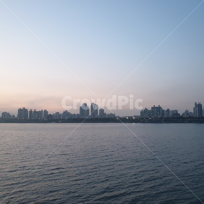 한강,물,도시,여유,저녁,city