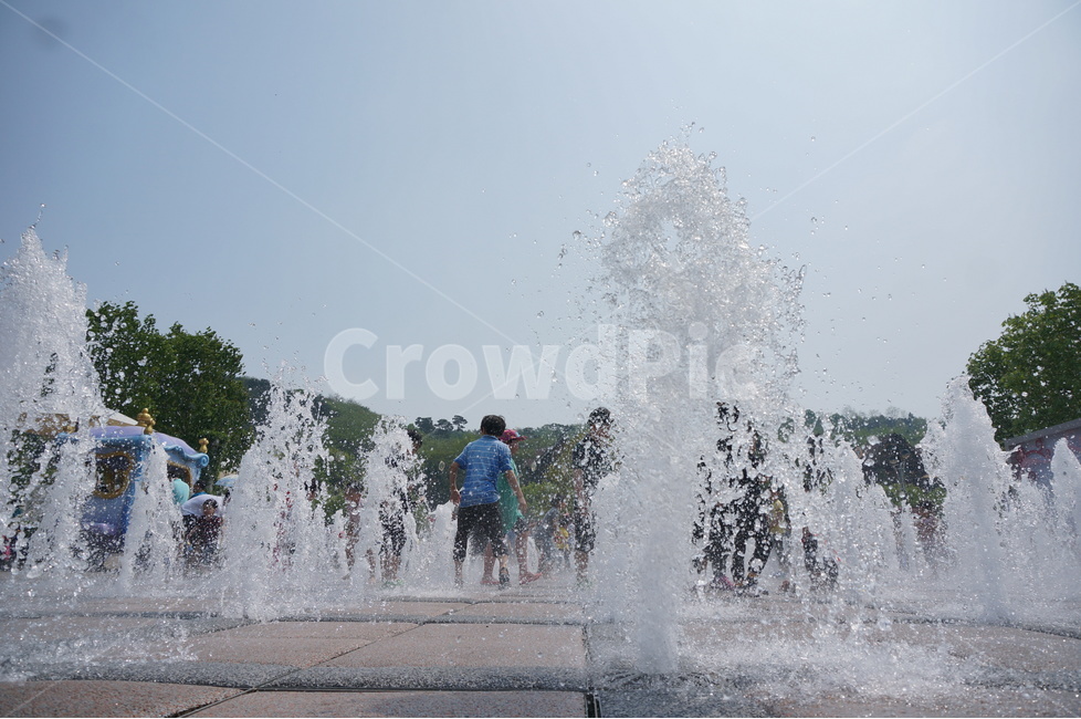 여름,물,분수,바닥분수,시원한,동심,놀이동산,여름,계절,summer,season,사람들,대중,군중,other people,crowd,어린이,어린아이,child,children,kid,water,fountain