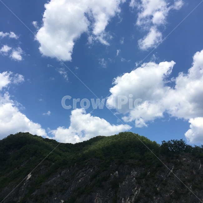 파란,하늘,구름,맑음,청명,기분,상쾌,청정,자연