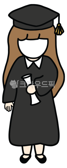 졸업식,졸업,종업식,학생,학교,축하,여자,학사모,수료,합성도안,일러스트,illust,illustrator