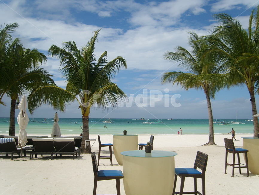 sky,Boracay Beach,Philippines,Boracay,boat station,emerald sea,sea,tour,white beach,palm tree,Southeast Asia,Boracay Island,ocean,sight,vacation,philippines,travel,boracay