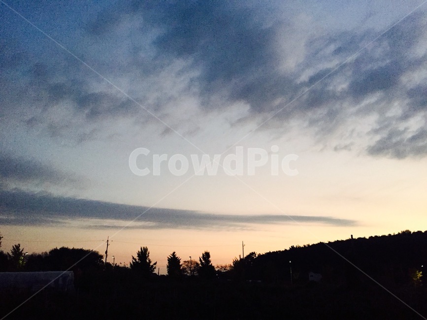 하늘,구름,노을,해질녘,그림자,자연,풍경,nature,landscape,outdoors,옥외,sky