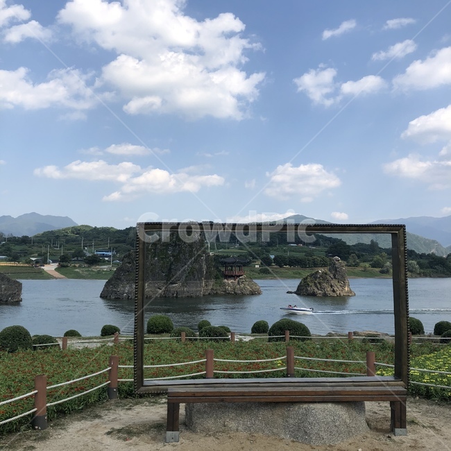 하늘,구름,자연,액자,도담삼봉,자연,풍경,nature,landscape,한국자연풍경,한국자연경관,korea nature landscape,furniture,가구