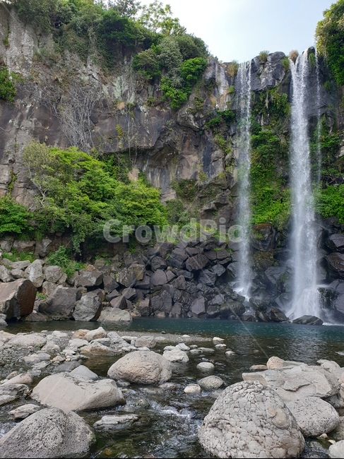 제주,폭포,풍경,여름,제주도,jeju,waterfall,summer