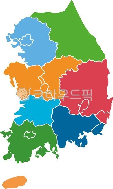  우리나라, 지도, 우리나라지도, 대한민국지도, 전국지도, 사진,이미지,일러스트,캘리그라피 - okiii2116작가 Motiv 