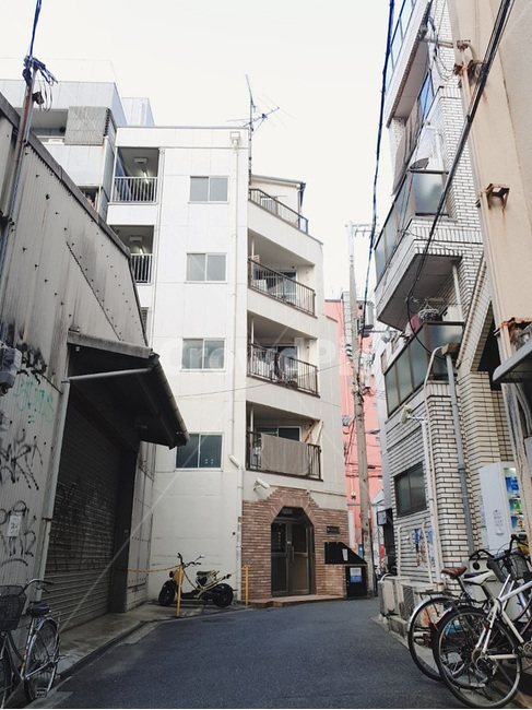 오사카,난바,집,골목,풍경