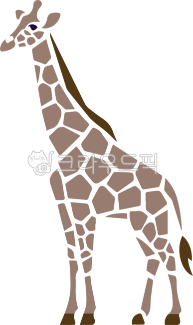 기린,giraffe,포유류,동물,애니멀,animal,컬러,아이콘,icon,일러스트
