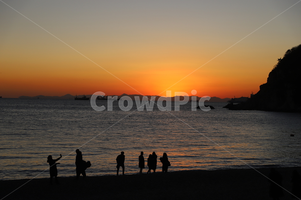 석양,노을,바다,일몰,붉은하늘,sunset,실루엣