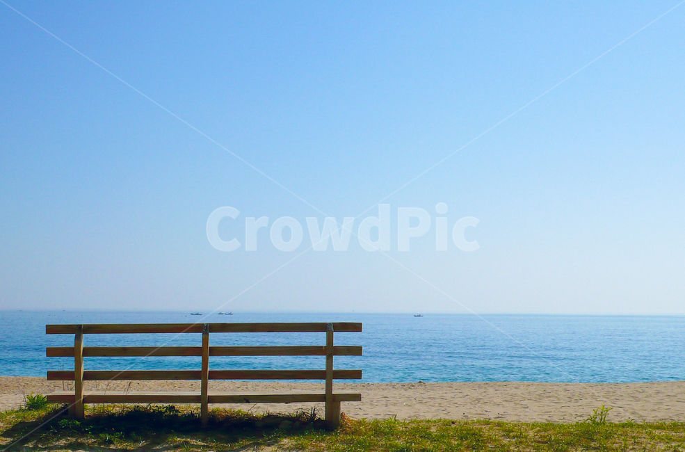 eastsea,chair,whitesand,sky,blue,sea,동해바다,의자,백사장,하늘,파란색,바다