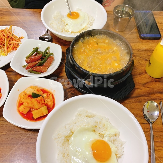음식,한국,토박이,청국장,계란,집밥,된장