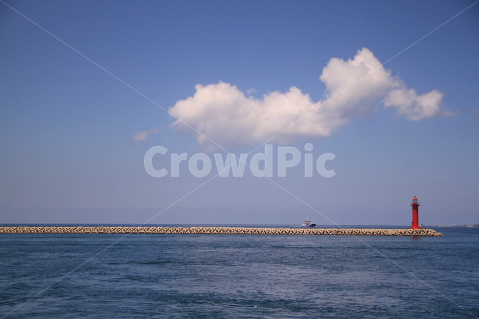 푸른,바다,등대,방파제,전경,nature,landscape,summer,jeju,우도,등대,lighthouse,자연