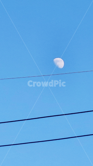 달,하늘,풍경,blue,moon,야경,밤,풍경,nightscape,night,landscape