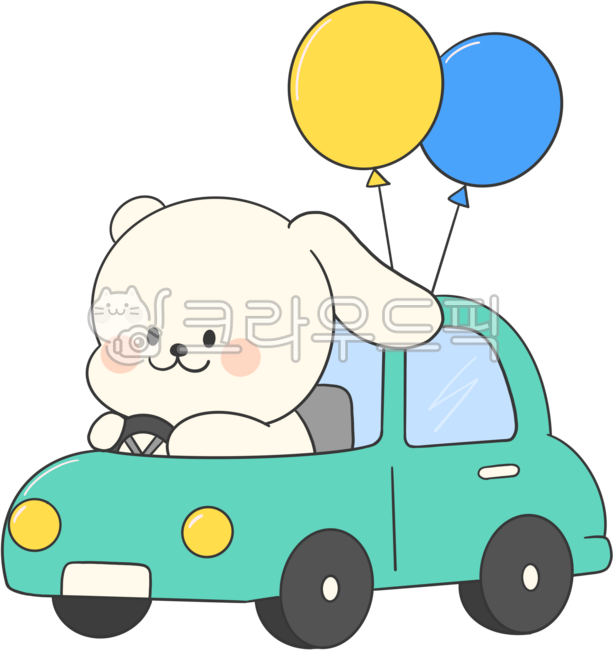 car,balloon car,car,rabbit,rabbit character,driving,driving rabbit character,moving,transportation,happy rabbit,rabbit going to a good restaurant