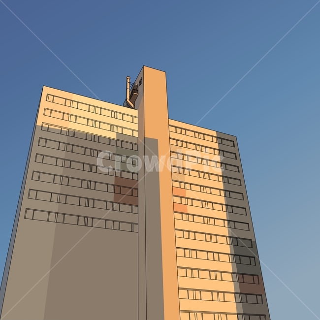 아파트,노을,그림자,하늘,해질녘,일출,건축물,건물외관,exterior,building,structure,architecture,construction,그래픽,일러스트레이션,graphic,illustration