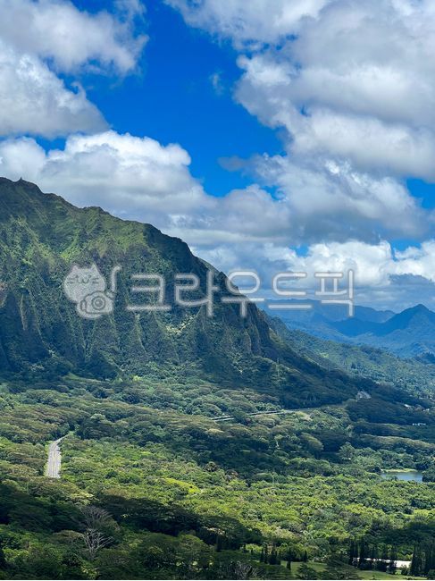 하와이,호놀룰루,nuuanupalilookout,nuuanu,하와이풍경