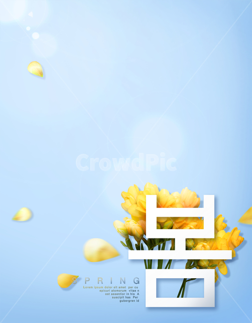 꽃,꽃잎,프레지아,후레지아,봄꽃,봄,표지,전단지,브로슈어,카달로그,봄,계절,spring,season,꽃,flower,그래픽,일러스트레이션,graphic,illustration