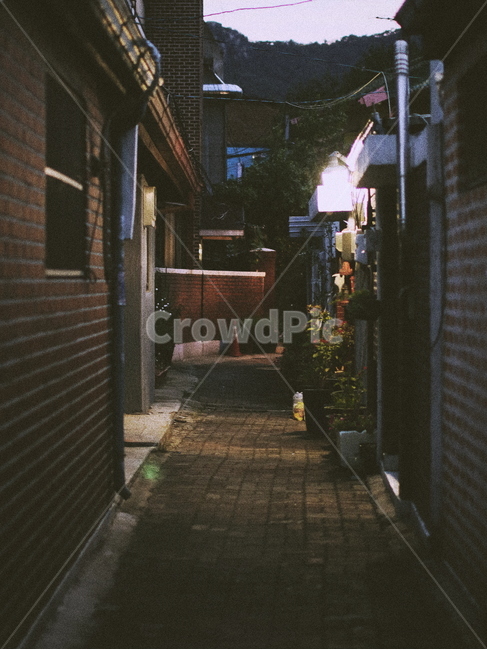 골목길,골목,옛날길,가로등,필름감성,추억,해질녘,night,사직로,골목길,alley,street,거리,building,건물,town,도시,road,도로,city,시티,urban,어반,alleyway