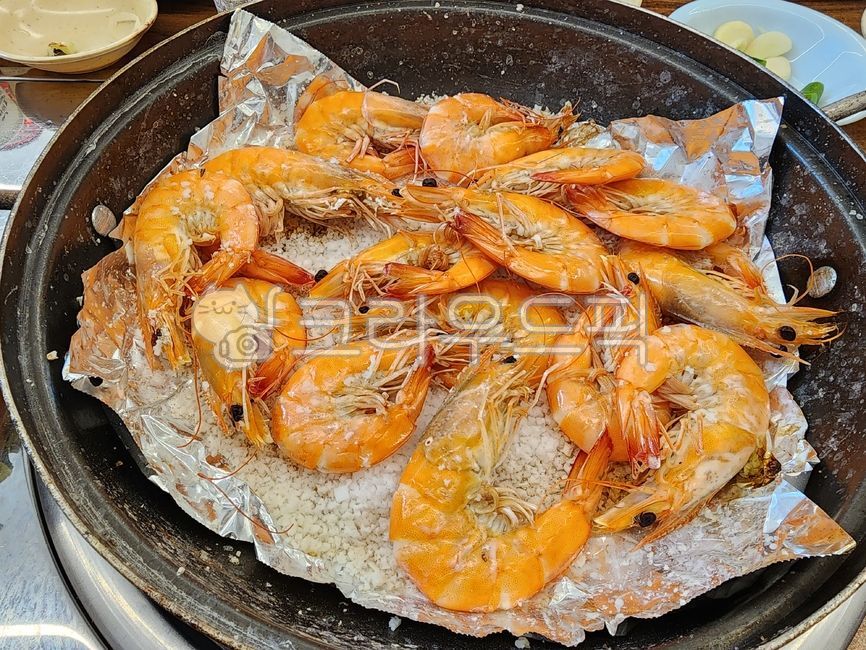 대하구이, 음식, 대하소금구이, 해양생물, 해물, 사진,이미지,일러스트,캘리그라피 - skks작가